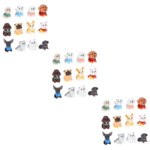 YARNOW 3 Sätze Hunde-mikrolandschaft Hundespielzeug Für Leckerlis Für Futter Hühner Bürodeko Kaninchen Welpe Süße Figuren Harz 12 Stück * 3 YARNOW 3 Sätze Hunde-mikrolandschaft Hundespielzeug Für Leckerlis Für Futter Hühner Bürodeko Kaninchen Welpe Süße Figuren Harz 12 Stück * 3 von YARNOW