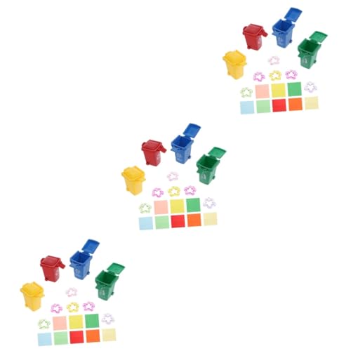 YARNOW 3 Sätze Papagei Lernspielzeug Bird Toys papageienspielzeug Desktop-Mülleimer Spielzeug für Sittiche Vogelspielzeug Spielzeuge Haustierzubehör Vogel interaktives Spielzeug Puzzle von YARNOW
