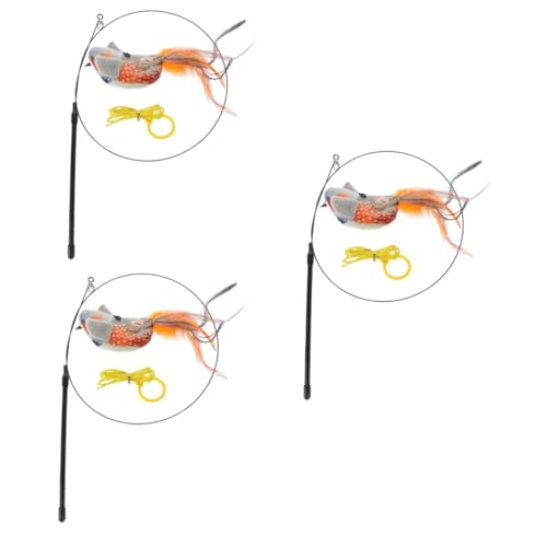 YARNOW 3 Sets Katze Lustiger Stab Katzenspielzeug Kätzchenspielzeug Katzenspielzeug Für Katzen Im Innenbereich Neckereistab Für Katzen Neckstab Für Haustiere Katzenspielzeugstab YARNOW 3 Sets Katze Lustiger Stab Katzenspielzeug Kätzchenspielzeug Katzenspielzeug Für Katzen Im Innenbereich Neckereistab Für Katzen Neckstab Für Haustiere Katzenspielzeugstab von YARNOW