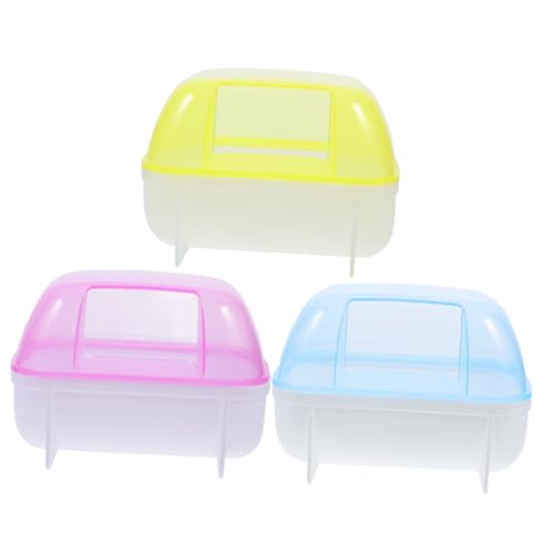 YARNOW 3 Stück Hamster-deo-wanne Für Haustiere Töpfchen Für Meerschweinchen Rennmaus Drinnen Bad Für Chinchilla Hamsterröhren Klein Hamster Töpfchen Badewanne Entzückendes Badezimmer YARNOW 3 Stück Hamster-deo-wanne Für Haustiere Töpfchen Für Meerschweinchen Rennmaus Drinnen Bad Für Chinchilla Hamsterröhren Klein Hamster Töpfchen Badewanne Entzückendes Badezimmer von YARNOW