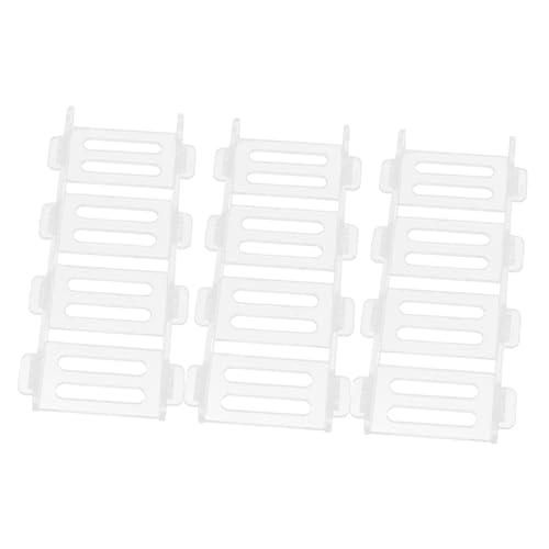 YARNOW 3 Stück Hamster-kletterleiter Nagetier Klein Chinchilla Ratte Hamsterkäfig Klettern Und Für Haustiere Mäuse Multifunktional Hamstertreppe Acryl Transparent von YARNOW