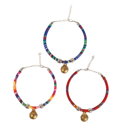 YARNOW Katzenhalsband Im Ethnischen Stil Haustierglocke Ringer Bequemes Haustierhalsband Glocke für Katzen von YARNOW