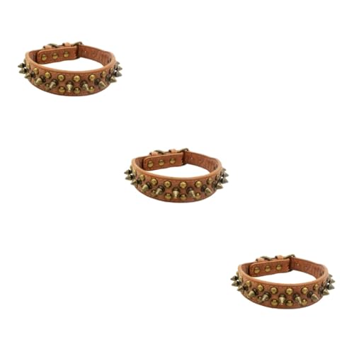 YARNOW 3 Stück Haustier Niethalsband Hundeniethalsband Haustierhalsband Heimtierbedarf Haustier Hundehalsband Nieten Hundehalsband YARNOW 3 Stück Haustier Niethalsband Hundeniethalsband Haustierhalsband Heimtierbedarf Haustier Hundehalsband Nieten Hundehalsband von YARNOW