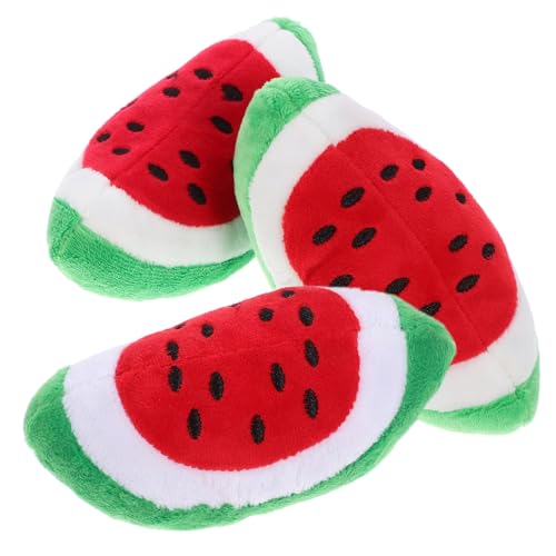 YARNOW 3stücke Plüschspielzeug Für Kleine Hunde Interaktives Haustierspielzeug in Wassermelonenform Robustes Hundespielzeug Zum Kauen Und Spielen YARNOW 3stücke Plüschspielzeug Für Kleine Hunde Interaktives Haustierspielzeug in Wassermelonenform Robustes Hundespielzeug Zum Kauen Und Spielen von YARNOW