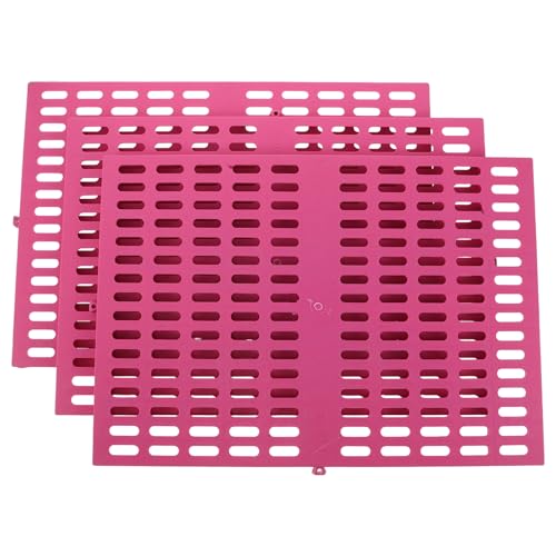 YARNOW 3 Stück Ruhematten für Kaninchenkäfige: Fußpolster aus Kunststoff für Haustiere – Kaninchenkäfigmatte – Fußpolster zur Belüftung des Haustierbodens für Kaninchen und Meerschweinchen, von YARNOW
