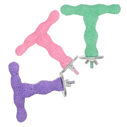 YARNOW 3 Stück Teiliges Papageien Sitzgestell aus Naturmaterialien T Förmige Krallenpflege Stange für Kleine und Mittelgroße Vögel Kauspielzeug Fitness und Krallenpflege YARNOW 3 Stück Teiliges Papageien Sitzgestell aus Naturmaterialien T Förmige Krallenpflege Stange für Kleine und Mittelgroße Vögel Kauspielzeug Fitness und Krallenpflege von YARNOW