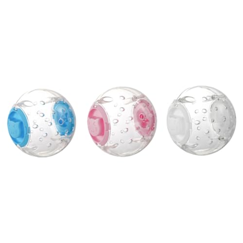 YARNOW 3stücke Leckerli-spenderball Interaktiv Für Hunde Snack-Ball Zum Kaufen Futterausgabe Ball Mit Aushöhlung Für Haustiere Spielzeug Zur Langsamen Futtergabe von YARNOW