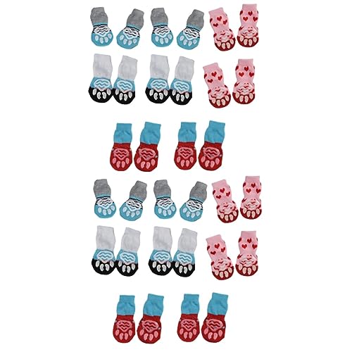 YARNOW 32 Stück Paarweise Haustier rutschfeste Socken Baumwollsocken für Haustiere Haustierfreundliche Socken Tierpfotenschutzsocken Hundeschuhe Welpe warme Socken Haustierschuhe fassen YARNOW 32 Stück Paarweise Haustier rutschfeste Socken Baumwollsocken für Haustiere Haustierfreundliche Socken Tierpfotenschutzsocken Hundeschuhe Welpe warme Socken Haustierschuhe fassen von YARNOW