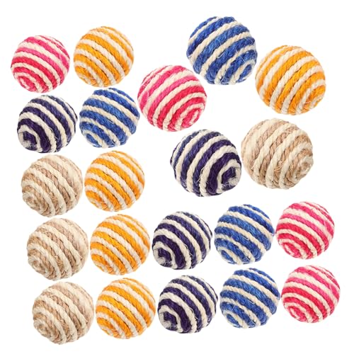 YARNOW 35st Katze Sisalkugel Drahtsieb Skimmer Sieb Katzenzubehör Vorratskorb Katzenkorb Doppelfilter Multifunktionaler Ablaufkorb Korb Aus Maschendraht Weiden Hanfseil Colorful YARNOW 35st Katze Sisalkugel Drahtsieb Skimmer Sieb Katzenzubehör Vorratskorb Katzenkorb Doppelfilter Multifunktionaler Ablaufkorb Korb Aus Maschendraht Weiden Hanfseil Colorful von YARNOW