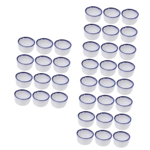YARNOW 36 STK Becken Leopard Gecko Tank Zubehör Mini-Reptil Spielzeuge tierfutterbehälter pet Supplies kleine Behälter Spielzeug Wasserspender aus Keramik Mini-Wasserschalen Weiß YARNOW 36 STK Becken Leopard Gecko Tank Zubehör Mini-Reptil Spielzeuge tierfutterbehälter pet Supplies kleine Behälter Spielzeug Wasserspender aus Keramik Mini-Wasserschalen Weiß von YARNOW