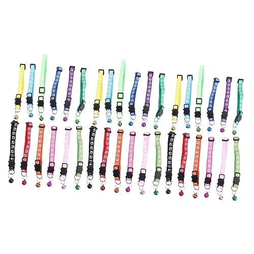 YARNOW 36 STK Glockenhalsband für hundezubehör Dog Accessories Katzenglockenriemen modischer Kragen Halskette Haustier Hund Hundehalsband reflektierend die Klingel Schal YARNOW 36 STK Glockenhalsband für hundezubehör Dog Accessories Katzenglockenriemen modischer Kragen Halskette Haustier Hund Hundehalsband reflektierend die Klingel Schal von YARNOW