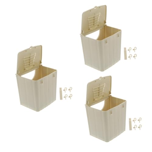 YARNOW 3Er-Box Vogelbrutkasten Vogelkäfig vogelhäuser für Balkon vogelperspektiven Birdcage Vogel Brutkasten für Zebrafinken Vogelhaus- Vogelhaus für den Innenbereich Plastik YARNOW 3Er-Box Vogelbrutkasten Vogelkäfig vogelhäuser für Balkon vogelperspektiven Birdcage Vogel Brutkasten für Zebrafinken Vogelhaus- Vogelhaus für den Innenbereich Plastik von YARNOW