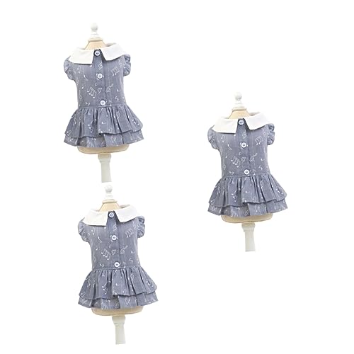 YARNOW 3St Haustier Hund Kleid hundekleidung hundebekleidung Katzen Kleidung Dog Clothes Katzen Klamotten Frühlings- und Sommerkleider kleine hundekleider Haustierkleid Gurt Jacke YARNOW 3St Haustier Hund Kleid hundekleidung hundebekleidung Katzen Kleidung Dog Clothes Katzen Klamotten Frühlings- und Sommerkleider kleine hundekleider Haustierkleid Gurt Jacke von YARNOW