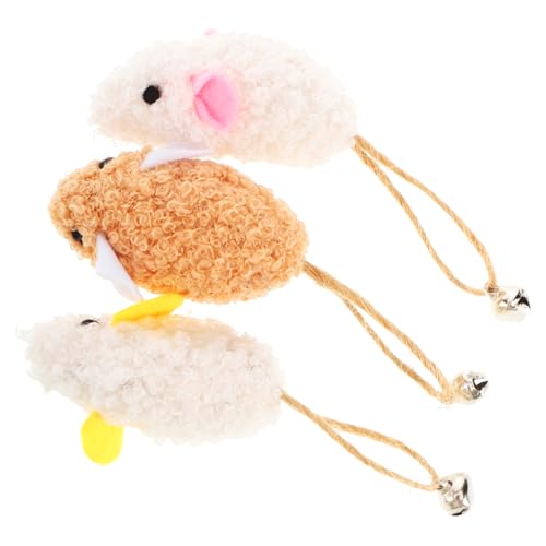 YARNOW Kätzchen Spielzeug 3St Haustier Spielzeug Monstermaus Streichspielzeug katzenspielzeug spielzeuge Katze Plüsch-Mäuse-Spielzeug Spielzeugmaus für Katzen schmecken Haustierzubehör YARNOW Kätzchen Spielzeug 3St Haustier Spielzeug Monstermaus Streichspielzeug katzenspielzeug spielzeuge Katze Plüsch-Mäuse-Spielzeug Spielzeugmaus für Katzen schmecken Haustierzubehör von YARNOW