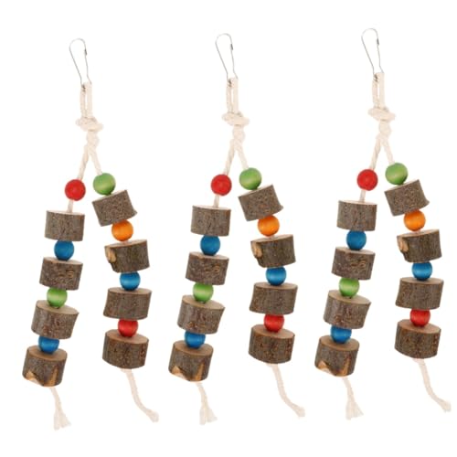 YARNOW 3st Haustier Spielzeug Vogelkäfig Vogel Papagei Spielzeug Papageienspielzeug Aufhängen Haustier-papageienspielzeug Vogelspielzeug Aus Holz Hölzern Molare Spieße Meerschweinchen YARNOW 3st Haustier Spielzeug Vogelkäfig Vogel Papagei Spielzeug Papageienspielzeug Aufhängen Haustier-papageienspielzeug Vogelspielzeug Aus Holz Hölzern Molare Spieße Meerschweinchen von YARNOW