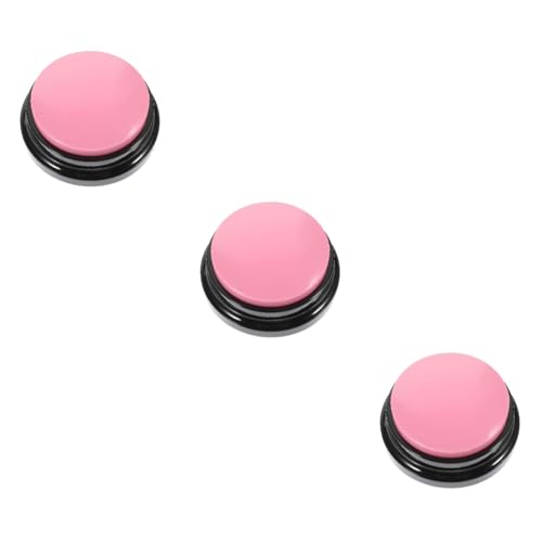 YARNOW 3St Haustier-Taste Hund Taste Sprechtaste Antwort-Button Zahlenspielzeug hundezubehör Dog Accessories Werkzeug interessanter sprechender Knopf interaktiver Hund-Button Plastik Rosa YARNOW 3St Haustier-Taste Hund Taste Sprechtaste Antwort-Button Zahlenspielzeug hundezubehör Dog Accessories Werkzeug interessanter sprechender Knopf interaktiver Hund-Button Plastik Rosa von YARNOW
