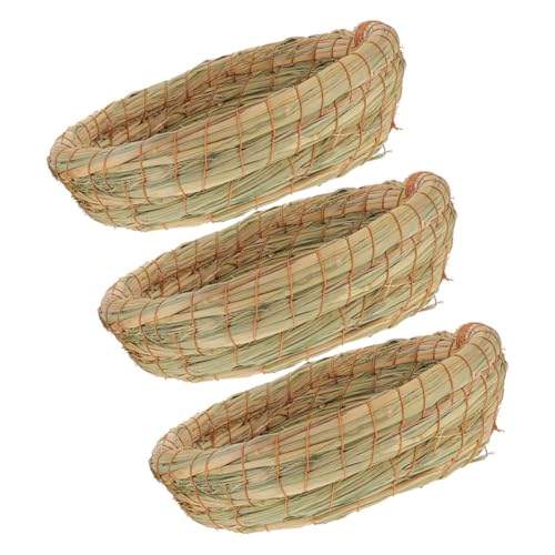 YARNOW 3stücke Gewebte Strohmatte Als Einstreu Und Schlafplatz Für Kaninchen Meerschweinchen Und Andere Kleine Haustiere Bequemes Nest Aus Natürlichem Stroh Für Hamsterkäfige Und YARNOW 3stücke Gewebte Strohmatte Als Einstreu Und Schlafplatz Für Kaninchen Meerschweinchen Und Andere Kleine Haustiere Bequemes Nest Aus Natürlichem Stroh Für Hamsterkäfige Und von YARNOW