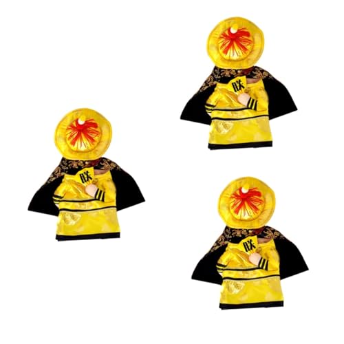 YARNOW 3St Haustierkleidung Partykleidung für Haustiere Haustier-Partykostü süße hundekleidung kleine hundekleidung Haustier Kostüme gelbe Hundekleidung Party-Hundetuch Yellow YARNOW 3St Haustierkleidung Partykleidung für Haustiere Haustier-Partykostü süße hundekleidung kleine hundekleidung Haustier Kostüme gelbe Hundekleidung Party-Hundetuch Yellow von YARNOW