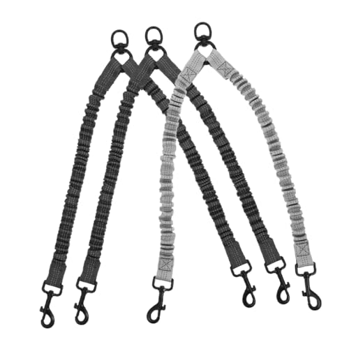 YARNOW 3stücke Doppelleine Für Hunde Für Hundeleine Laufleine Für Hunde Trainingsleine Für Welpen Hundeleine Zum Gassigehen Zugseilleine Für Haustiere Hundelaufleine Mit Reflektor von YARNOW