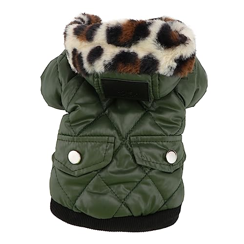 YARNOW 3st Welpen-Hoodie Kapuzenpullover Für Hunde Pelzkragen Overall Für Haustiere Hundegeschenk Hunde-Outfits Einteilige Kleidung Hoodies Für Haustierbedarf Haustierzubehör Hündchen von YARNOW