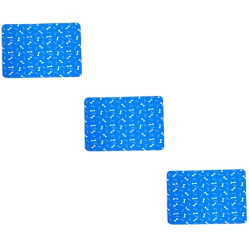 YARNOW 3St Hundetrainingsmatte Urinabweisende Matte für Haustiere Hunde-PIPI-Pads waschbare Hundeunterlagen Hundegrasunterlage Pads für Haustiere pet pinkelmatte Urin-Pad Hund PIPI Pad von YARNOW