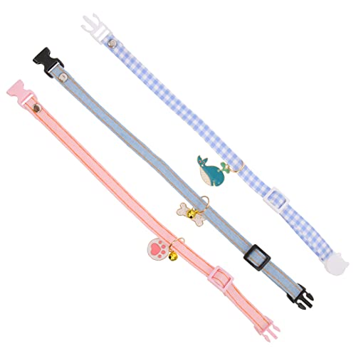YARNOW Katzenhalsband-Set Dekorative Katzenhalsbänder Kätzchen-Halskette Für Den Alltag Und Partys von YARNOW