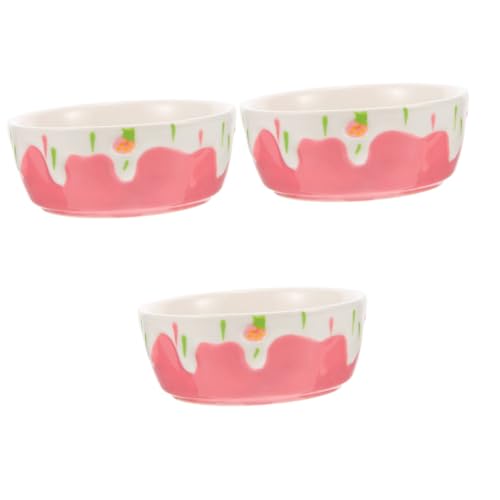 YARNOW 3St Keramikschale Futtertrog für Hamster Kleintier Futterbehälter Nager-Futterautomat Behälter für Container Futternapf Futternäpfe für Haustiere Hamsternapf Rosa YARNOW 3St Keramikschale Futtertrog für Hamster Kleintier Futterbehälter Nager-Futterautomat Behälter für Container Futternapf Futternäpfe für Haustiere Hamsternapf Rosa von YARNOW