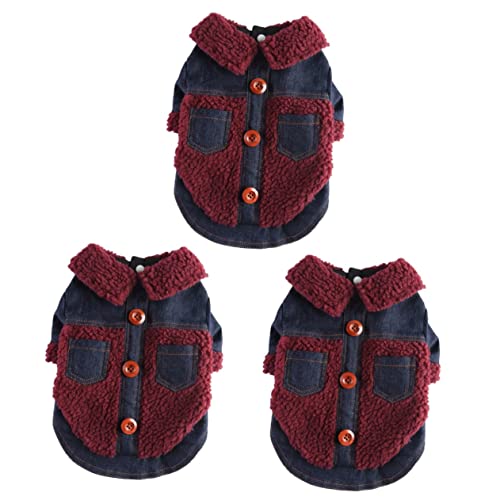 YARNOW 3St Kleidung für Haustiere Hundemäntel für kaltes Wetter struppiger Hund Haustierkleidung winterhundemantel hundewintermantel warme Welpenkleidung stylische Hundejacke Polyester YARNOW 3St Kleidung für Haustiere Hundemäntel für kaltes Wetter struppiger Hund Haustierkleidung winterhundemantel hundewintermantel warme Welpenkleidung stylische Hundejacke Polyester von YARNOW