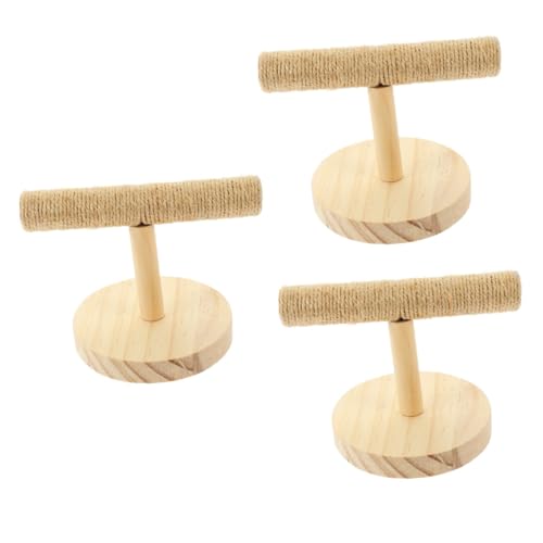 YARNOW 3 Stücke Holz Papagei Sitzstange Stehen Indoor Vogel Spielen Sitzstange Ausbildung Spielzeug Für Sittich Robuste Robuste Konstruktion YARNOW 3 Stücke Holz Papagei Sitzstange Stehen Indoor Vogel Spielen Sitzstange Ausbildung Spielzeug Für Sittich Robuste Robuste Konstruktion von YARNOW