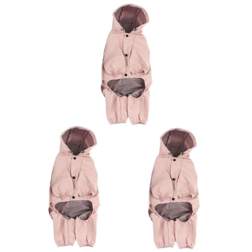 YARNOW 3 Stücke Exquisite Handwerkskunst Komfortable Hund Regenmantel Haustier Regenmantel Welpen Mantel Hund Hoodie YARNOW 3 Stücke Exquisite Handwerkskunst Komfortable Hund Regenmantel Haustier Regenmantel Welpen Mantel Hund Hoodie von YARNOW