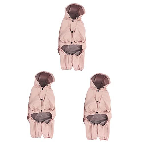YARNOW 3St Regenmantel für Haustiere Regenmantel für Golden Retriever Hunderegenmäntel für mittelgroße Hunde übergroßer Hoodie Kleider Hund Regenmantel Welpenmantel wasserdicht Kleidung von YARNOW