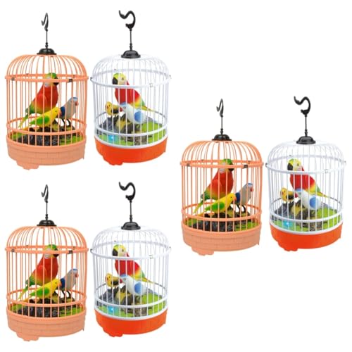 YARNOW 3St Spielzeug für Vogelkäfige Katzenspielzeug für Kinder Vogelspielzeug für Kinder interaktives Spielzeug Home Decor Kinderspielzeug Spielzeuge zwitschernder Vogel im Käfig Papagei von YARNOW