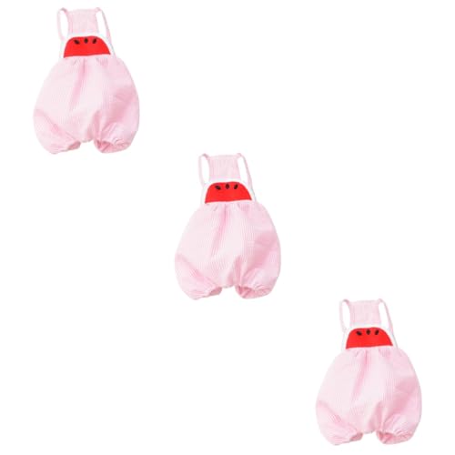 YARNOW 3St Tragetuch-Kostü für Haustiere Kleid für ädchen Welpen-Shirt Welpengeschirr Kleider Party-Hundehose Hund Kleid Tuch großer Hund Kleidung Hinterbeine Hosenträger Gurt Rosa von YARNOW