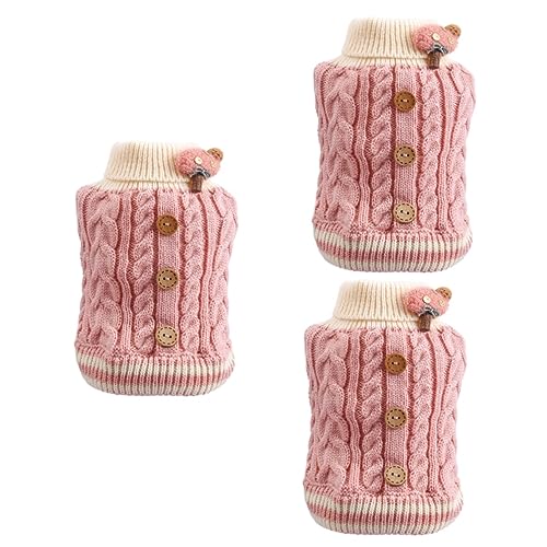 YARNOW 3 Stücke Warm Halten Hund Pullover Haustier Kleidung Kätzchen Kostüme Entzückende Pet Decor von YARNOW