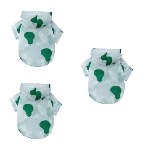 YARNOW 3St Windjacke für Hunde Sonnenschutz für Hunde Auto-Aquarium-Dekorationen Haustier-Sonnenkleidung Haustierkleidung süße Sonnenschutzkleidung Wind für Hunde Sonnenschutz-Hoodies von YARNOW