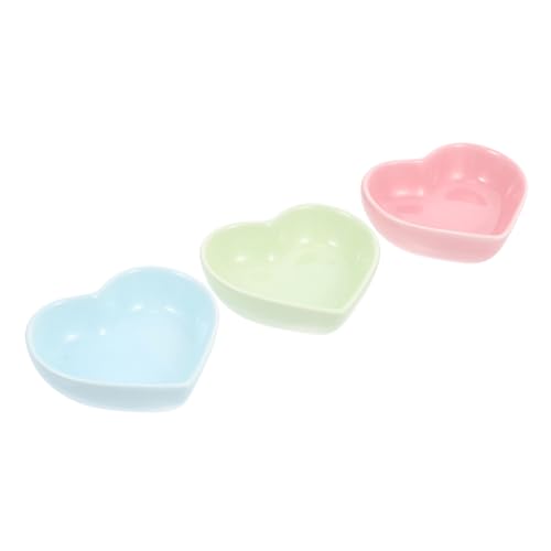 YARNOW 3Stücke Hamster Futternäpfe Herzform Keramik Schüsseln Für Kleine Haustiere Futter Und Snackschalen Für Hamster Und Zwerghamster YARNOW 3Stücke Hamster Futternäpfe Herzform Keramik Schüsseln Für Kleine Haustiere Futter Und Snackschalen Für Hamster Und Zwerghamster von YARNOW