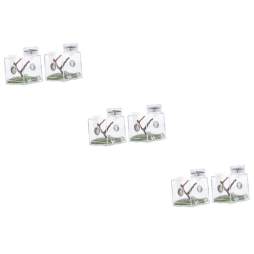 YARNOW 3er-Box Springspinnen-zuchtbox Spinnenfall Käfig Für Spinnenlebensräume Mikrolebensraum Der Spinne Klares Reptil Micro-Habitat-terrarien Kleiner Laufstall Für Haustiere Mini Holz YARNOW 3er-Box Springspinnen-zuchtbox Spinnenfall Käfig Für Spinnenlebensräume Mikrolebensraum Der Spinne Klares Reptil Micro-Habitat-terrarien Kleiner Laufstall Für Haustiere Mini Holz von YARNOW