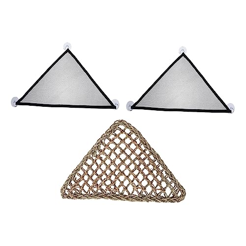 YARNOW 3er Set Hängematte Groß Drinnen Gecko-hängematte Klein Reptil Tragbar Liege Liefert Mit Haustier Netz Geckos-hängematte Eidechsen-hängebett Mesh-oberfläche von YARNOW
