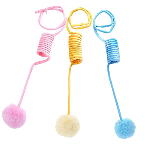YARNOW 3st Frühlingshasenball Katzenball Kätzchen Neckendes Spielzeug Katze Neckt Ball Frühlingshaftes Katzenspielzeug Katzenbedarf Hängende Katzenbälle Kaubälle Für Katzen Plüsch YARNOW 3st Frühlingshasenball Katzenball Kätzchen Neckendes Spielzeug Katze Neckt Ball Frühlingshaftes Katzenspielzeug Katzenbedarf Hängende Katzenbälle Kaubälle Für Katzen Plüsch von YARNOW
