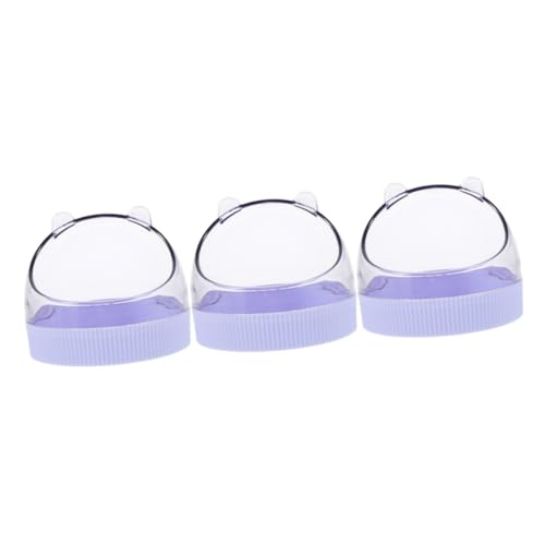 YARNOW 3stücke Kleiner Futter Und Wassernapf Für Nagetiere Transparente Acrylschale Für Hamster Meerschweinchen Und Chinchillas Rutschfester Leicht Zu Reinigender Für Haustiere von YARNOW
