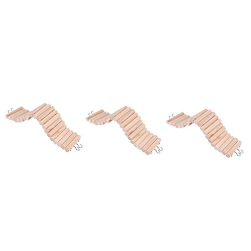 YARNOW 3st Hamsterleiter Spielzeug Haustier Brücke Für Kleine Vögel Hängend Spielzeuge Vögel Spielzeug Kleines Tierleiterspielzeug Hamsterbrücke Birdie Hölzern Meerschweinchen Klappleiter YARNOW 3st Hamsterleiter Spielzeug Haustier Brücke Für Kleine Vögel Hängend Spielzeuge Vögel Spielzeug Kleines Tierleiterspielzeug Hamsterbrücke Birdie Hölzern Meerschweinchen Klappleiter von YARNOW