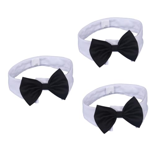 YARNOW 3St Hundefliege Hunde Fliege Hundehalsband mit Fliege Haustier Fliege England Krawatte Lieferungen Weiß YARNOW 3St Hundefliege Hunde Fliege Hundehalsband mit Fliege Haustier Fliege England Krawatte Lieferungen Weiß von YARNOW