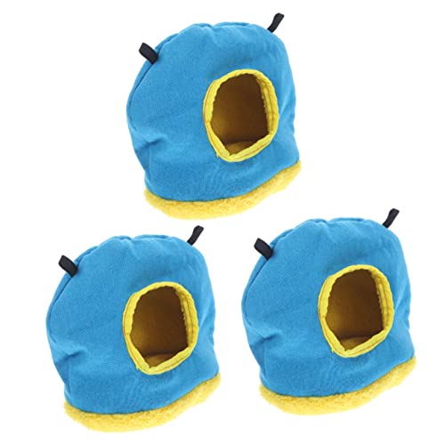 YARNOW 3st Haustier Warmes Vogelnest Papagei Warmes Nest Kuschelsack Für Haustierbetten Schlafbett Für Haustierkäfig Hängender Vogelkäfig Hamsterkäfig Vogelkäfig Wärmebett Blue Baumwolle YARNOW 3st Haustier Warmes Vogelnest Papagei Warmes Nest Kuschelsack Für Haustierbetten Schlafbett Für Haustierkäfig Hängender Vogelkäfig Hamsterkäfig Vogelkäfig Wärmebett Blue Baumwolle von YARNOW