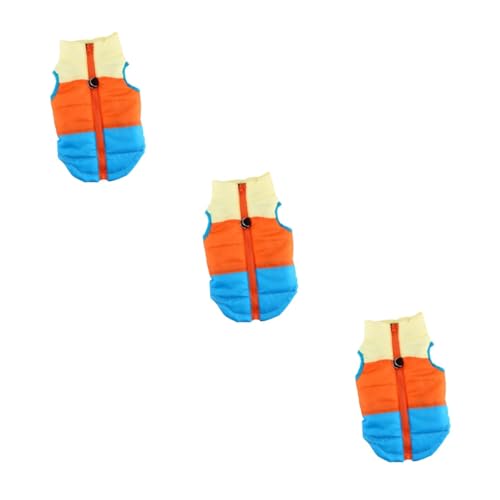 YARNOW 3st Hundebekleidung Haustierkleidung Haustier Wintermantel Hundebedarf Hundezubehör Hundeweste Aus Baumwolle Warmer Haustiermantel Hundejacke Mantel Pullover Haustier Warm von YARNOW