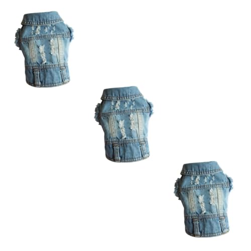 YARNOW 3St Weste für Hunde Haustierkleidung Jeansweste Haustier+Kleidung laufweste Winter Kleid Denim-Hundewesten Haustier Hund Jacke Bichon Winterkleidung kleine Weste Hundekleidung YARNOW 3St Weste für Hunde Haustierkleidung Jeansweste Haustier+Kleidung laufweste Winter Kleid Denim-Hundewesten Haustier Hund Jacke Bichon Winterkleidung kleine Weste Hundekleidung von YARNOW