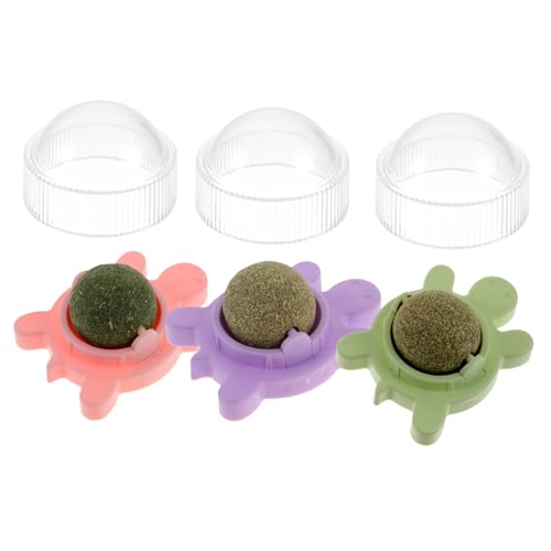 YARNOW 3st Katzenminze Bälle Lustige Katzenminze Katzenminze-wandbälle Kätzchen Für Wohnungskatzen Katze Für Wohnungskatzen Katzenstift Katzenminze Wand Katzen Lecken PVC von YARNOW
