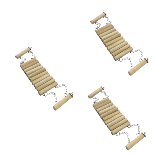 YARNOW 3st Kletterleiter Für Tiere Vogelkäfigschaukel Vogelkäfigständer Wellensittich Leiter Hamsterleiterbrücke Vogel Holzspielzeug Kletterspielzeug Vogelkletterbrücke Natürlich Hölzern YARNOW 3st Kletterleiter Für Tiere Vogelkäfigschaukel Vogelkäfigständer Wellensittich Leiter Hamsterleiterbrücke Vogel Holzspielzeug Kletterspielzeug Vogelkletterbrücke Natürlich Hölzern von YARNOW