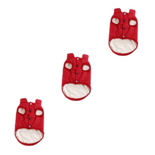 YARNOW 3st Mantel Hundekleidung Herbst Und Winter Hund+Kleidung Kleine Hundekleidung Hundebekleidung Winter Wattiert Haustierkleidung Winterkleidung Für Welpen Rot Jacke Der Hund YARNOW 3st Mantel Hundekleidung Herbst Und Winter Hund+Kleidung Kleine Hundekleidung Hundebekleidung Winter Wattiert Haustierkleidung Winterkleidung Für Welpen Rot Jacke Der Hund von YARNOW