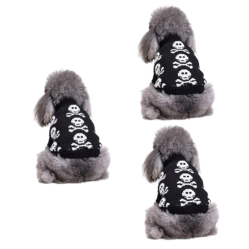 YARNOW 3st Partykleidung Für Haustiere Haustierkleidung Haustier-partykostü Käfige Für Meerschweinchen Party-hundetuch Hundepullover Black YARNOW 3st Partykleidung Für Haustiere Haustierkleidung Haustier-partykostü Käfige Für Meerschweinchen Party-hundetuch Hundepullover Black von YARNOW