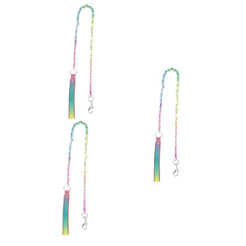 YARNOW 3St praktische Welpenleine hundegurt hundelaufband Metall Haustierleine Kette verschleißfeste Welpenleine Hundeleine zum Spazierengehen Haupt Gürtel Seil Hündchen Leinen Nylon von YARNOW